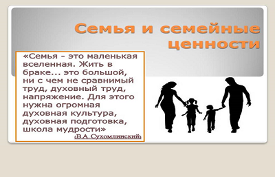 Информация по пропаганде семейных ценностей, по формированию ответственного родительства и укреплению семейных отношений.